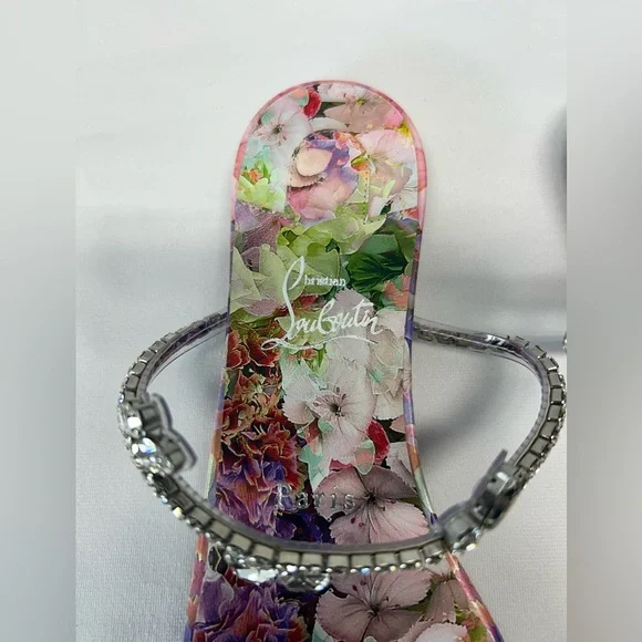 Christian Louboutin Just Queenie Mules Pvc - Picture 2 of 8